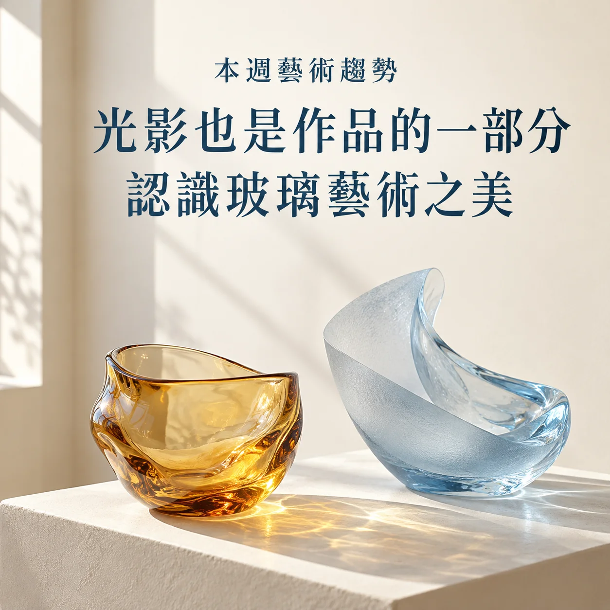 光影也是作品的一部分，認識玻璃藝術之美