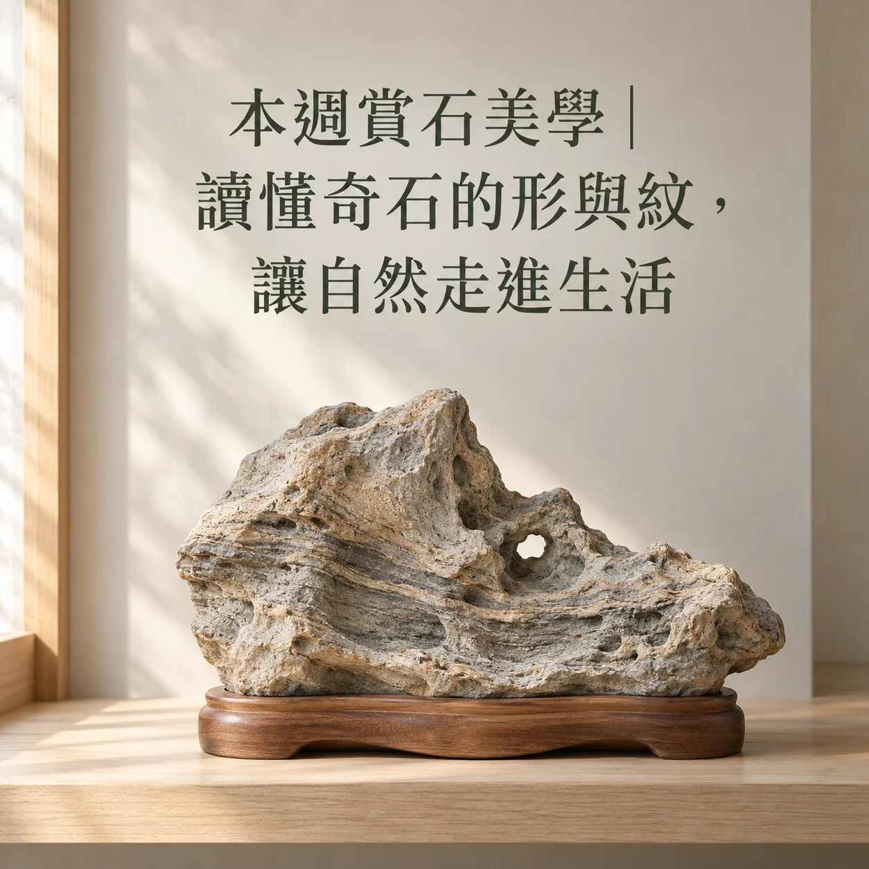 讀懂奇石的形與紋，讓自然走進生活
