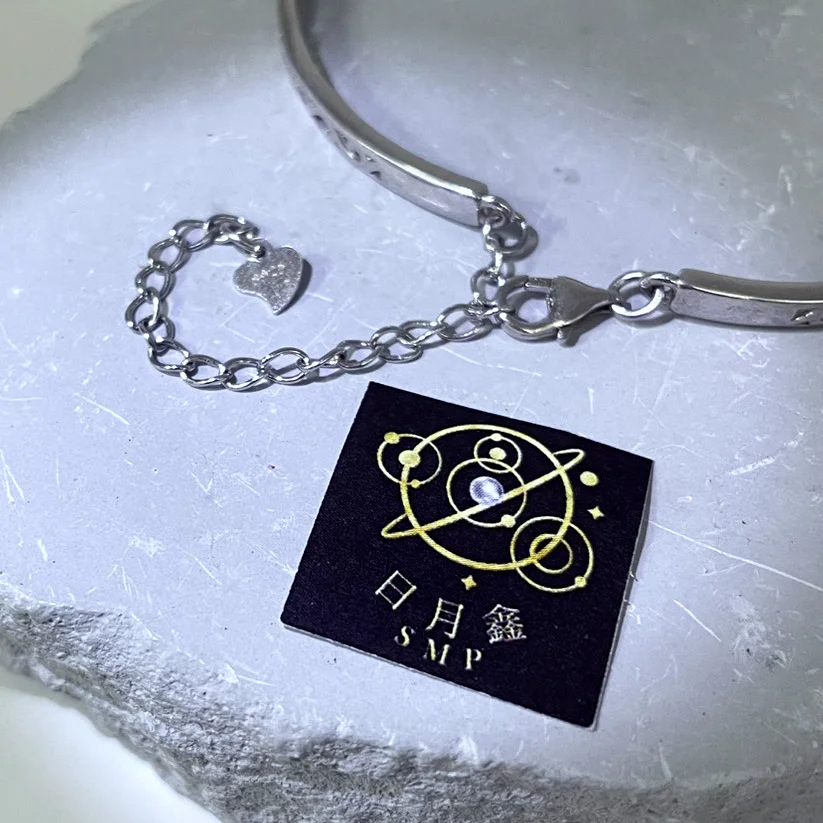 古韻雕花珠銀手鍊