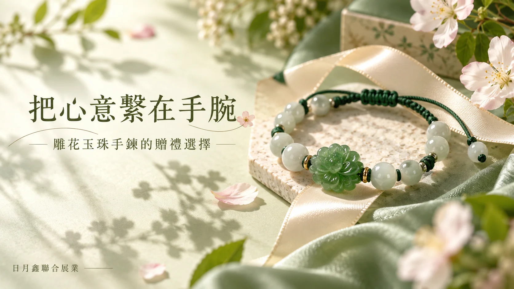 送給媽媽，也留給自己：台北雕花玉珠手鍊的情感贈禮提案