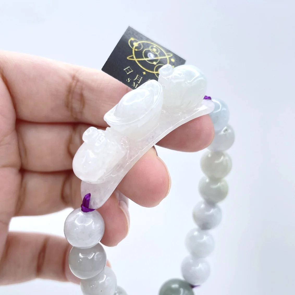 天然翡翠飄花玉鐲